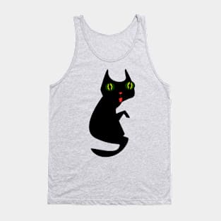 Ugly Black Cat Tank Top